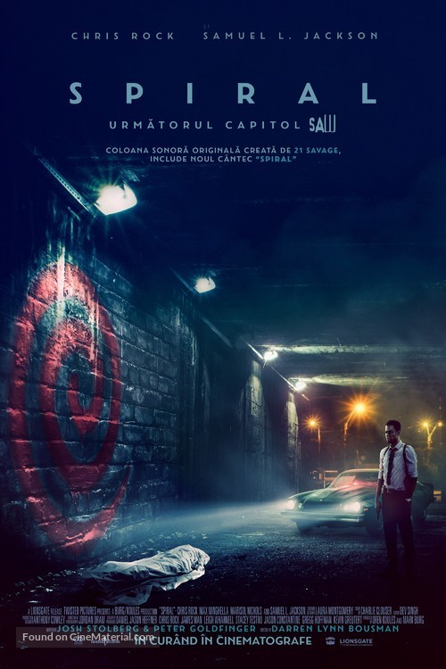 Spiral: From the Book of Saw - Romanian Movie Poster