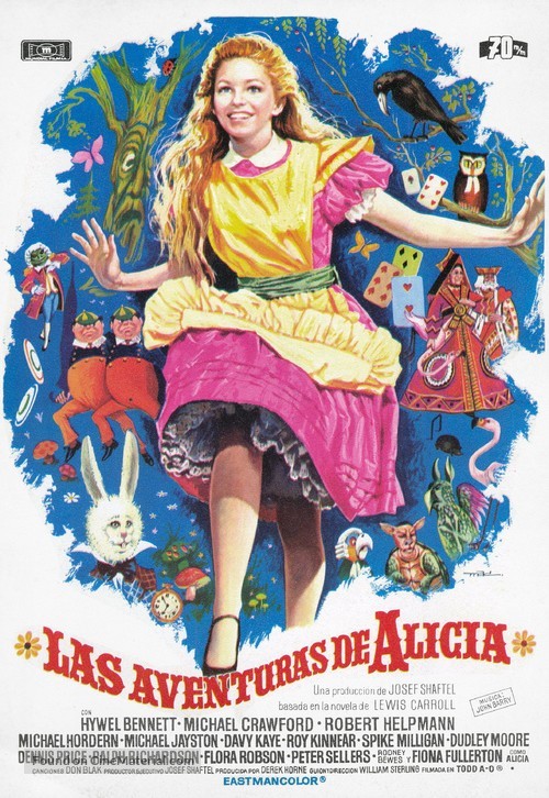 Alice&#039;s Adventures in Wonderland - Spanish Movie Poster