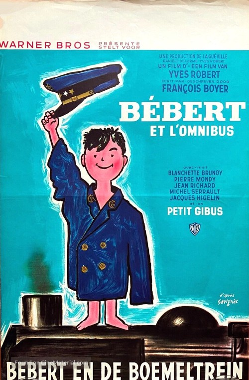 B&eacute;bert et l&#039;omnibus - Belgian Movie Poster
