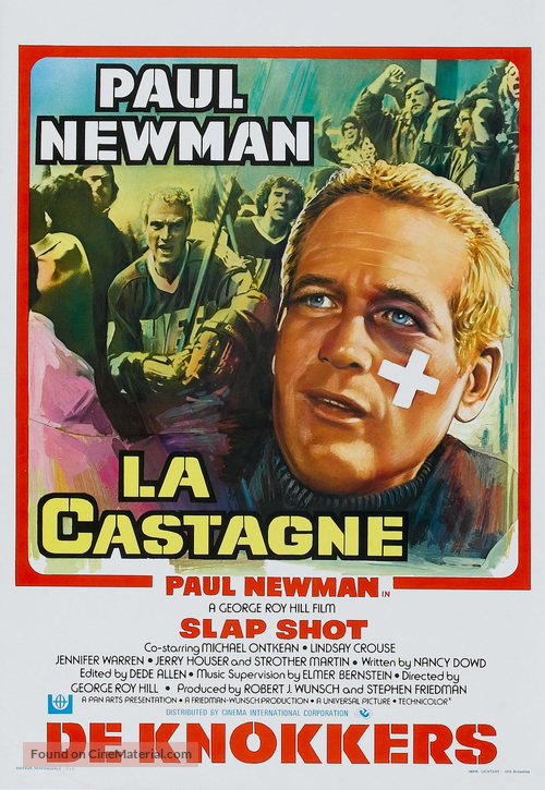 Slap Shot - Belgian Movie Poster