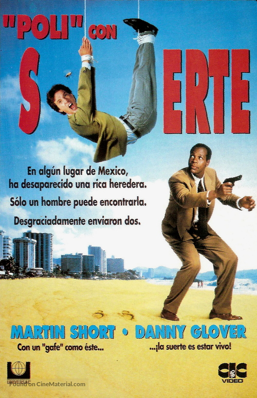 Pure Luck - Spanish VHS movie cover