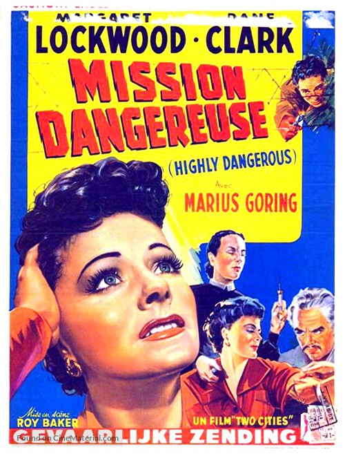 Highly Dangerous - Belgian Movie Poster