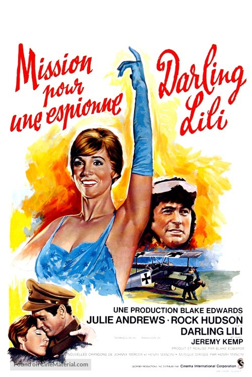 Darling Lili - Belgian Movie Poster