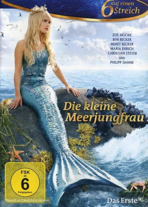 Die kleine Meerjungfrau - German DVD movie cover