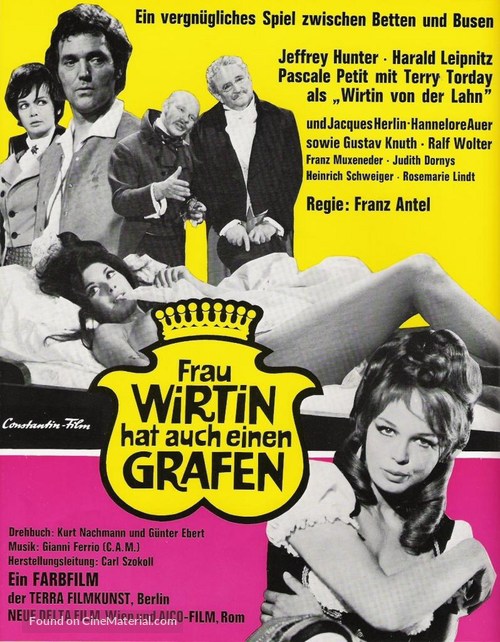 Frau Wirtin hat auch einen Grafen - German Movie Poster