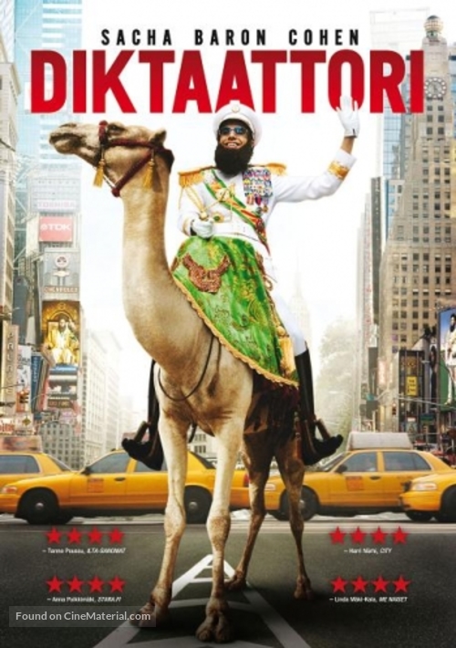 The Dictator - Finnish DVD movie cover