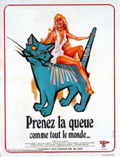 Prenez la queue comme tout le monde - French Movie Poster