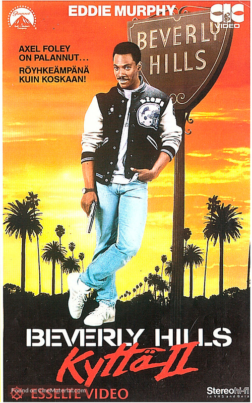 Beverly Hills Cop 2 - Finnish VHS movie cover