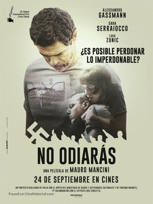 Non odiare - Spanish Movie Poster