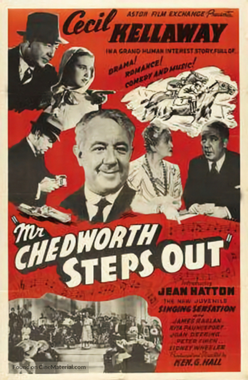 Mr. Chedworth Steps Out - Australian Movie Poster