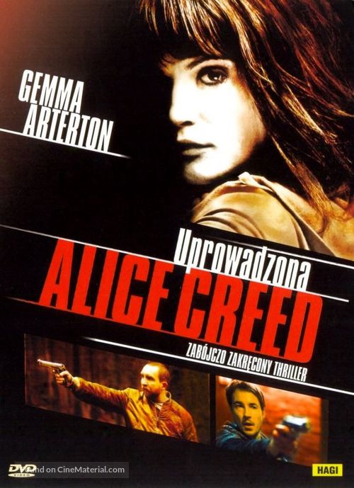 The Disappearance of Alice Creed - Polish DVD movie cover