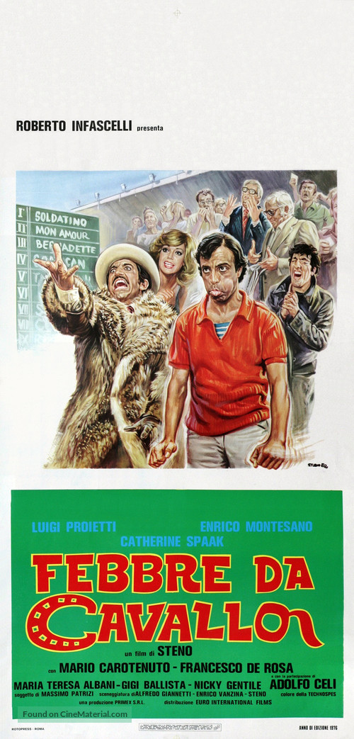Febbre da cavallo - Italian Theatrical movie poster