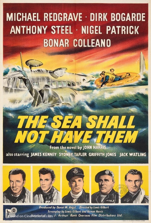 The Sea Shall Not Have Them - British Movie Poster