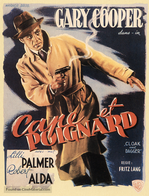 Cloak and Dagger - Belgian Movie Poster