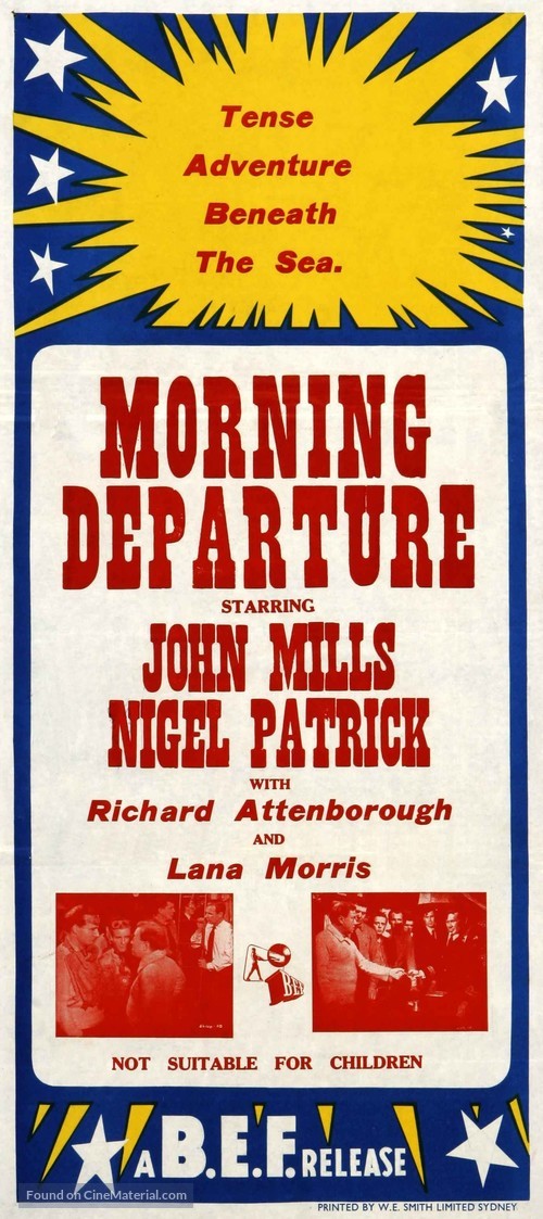 Morning Departure - Australian Movie Poster