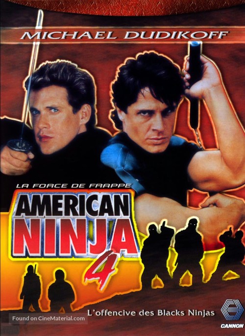 American Ninja 4: The Annihilation - French DVD movie cover