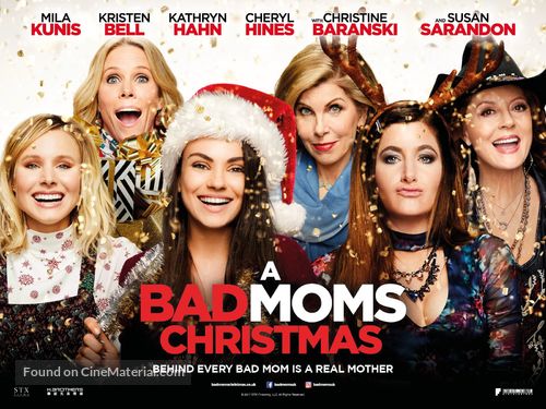 A Bad Moms Christmas - British Movie Poster