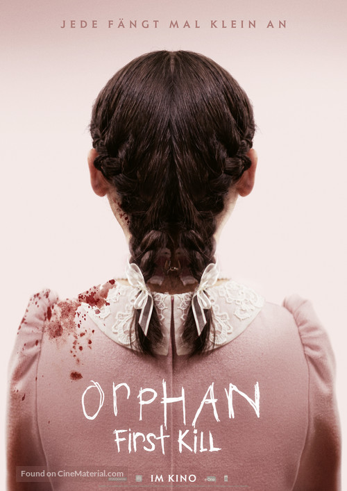 Orphan: First Kill - German Movie Poster