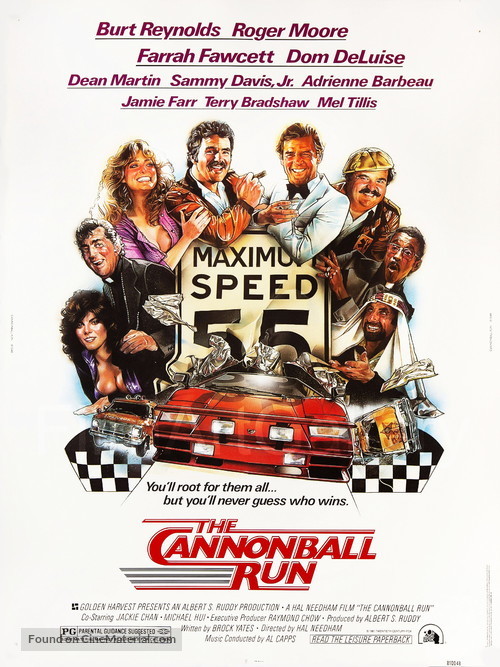 The Cannonball Run - Movie Poster