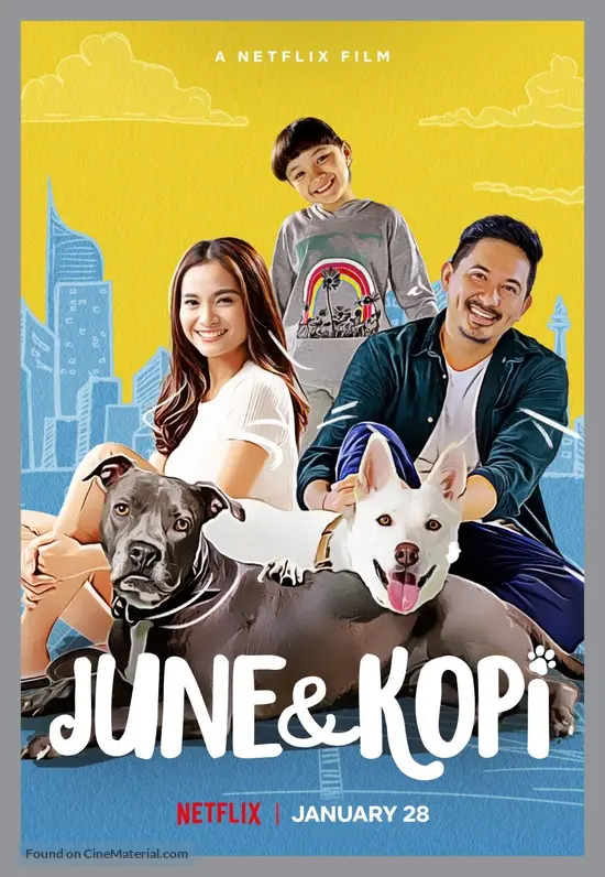 June &amp; Kopi - Indonesian Movie Poster