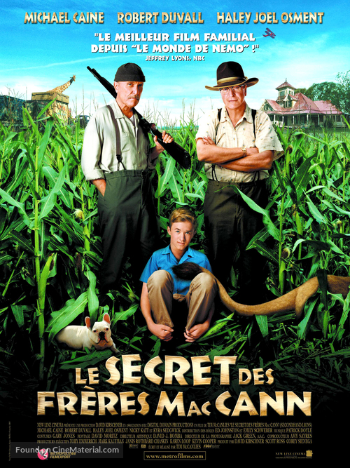 Secondhand Lions - French Movie Poster