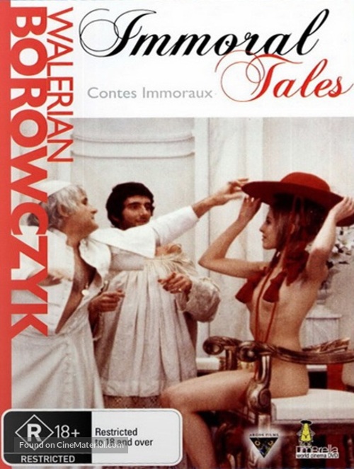 Contes immoraux - Australian DVD movie cover