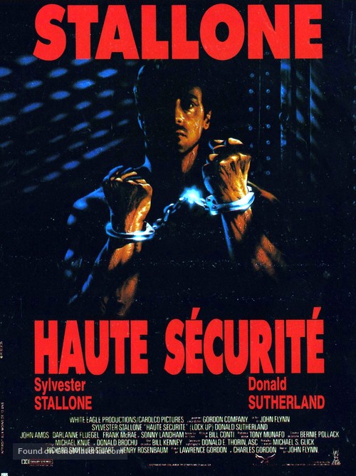 Lock Up - French Movie Poster