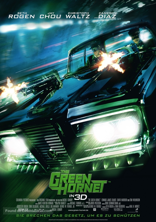 The Green Hornet - German Movie Poster