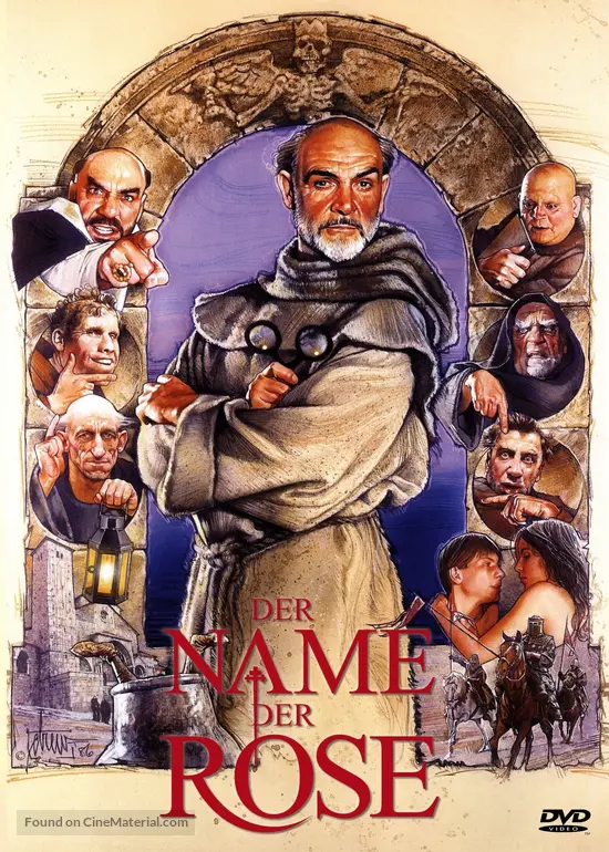 The Name of the Rose - German DVD movie cover