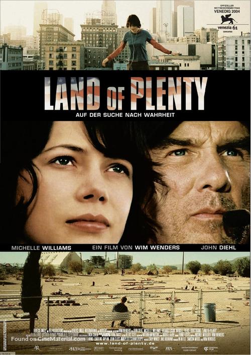 Land of Plenty - German Movie Poster