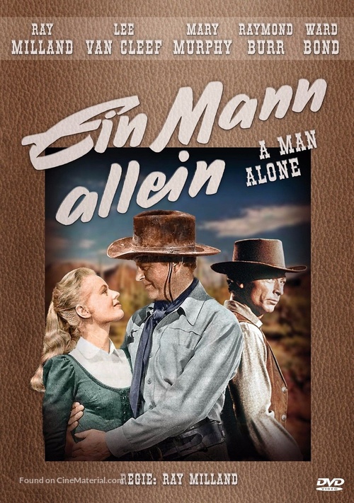 A Man Alone - German DVD movie cover