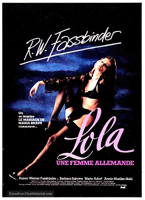 Lola - French Movie Poster
