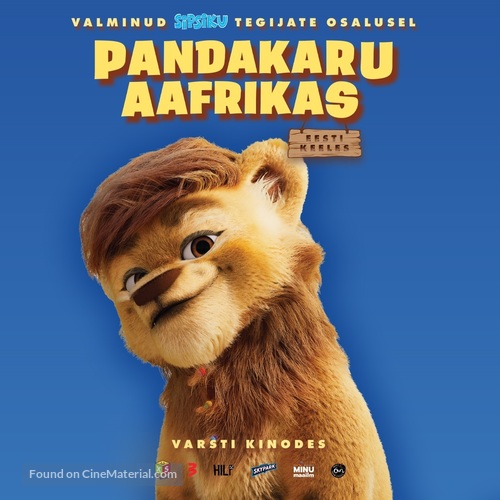 Panda Bear in Africa - Estonian Movie Poster