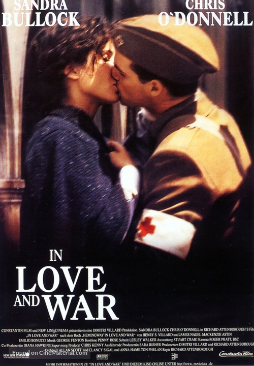 In Love and War - German Movie Poster