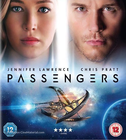 Passengers - British Blu-Ray movie cover