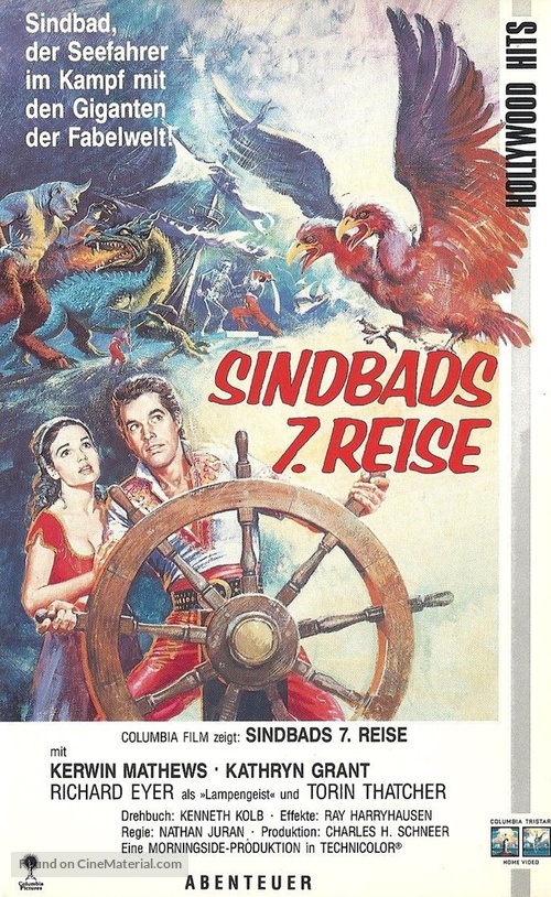 The 7th Voyage of Sinbad - German VHS movie cover