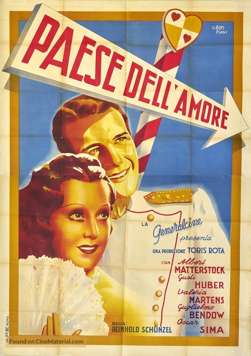 Land der liefde - Italian Movie Poster