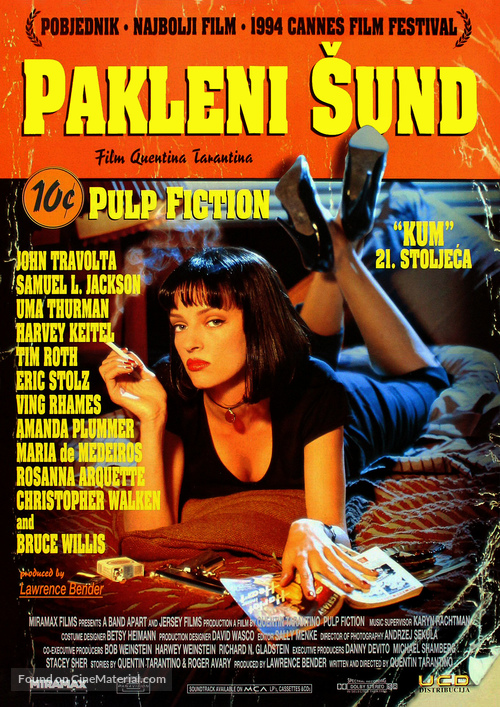 Pulp Fiction - Croatian Movie Poster