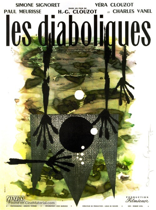 Les diaboliques - French Movie Poster