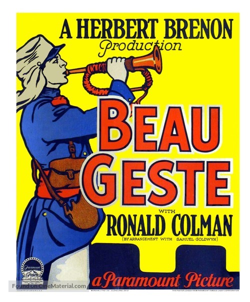 Beau Geste - Movie Poster