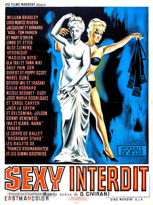 Sexy proibitissimo - French Movie Poster