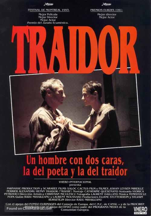 Trahir - Spanish Movie Poster