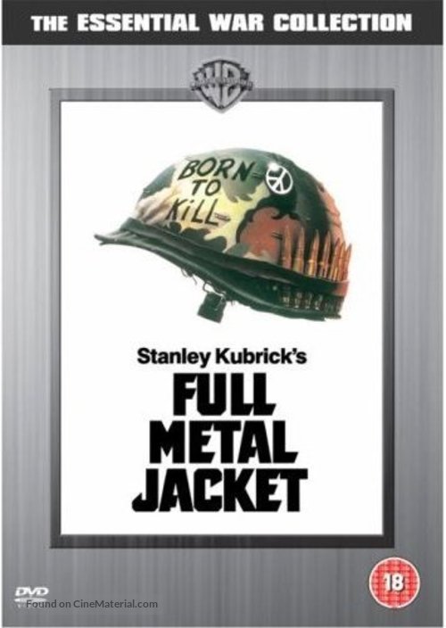 Full Metal Jacket - British DVD movie cover