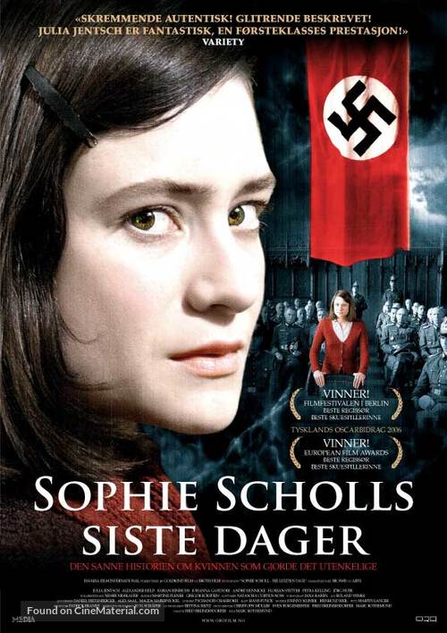 Sophie Scholl - Die letzten Tage - Norwegian Movie Poster