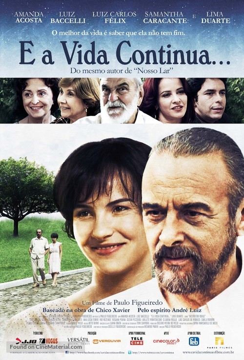 E a Vida Continua... - Brazilian Movie Poster