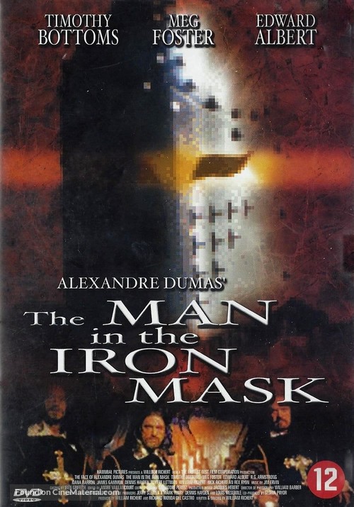 The Man in the Iron Mask - Dutch DVD movie cover