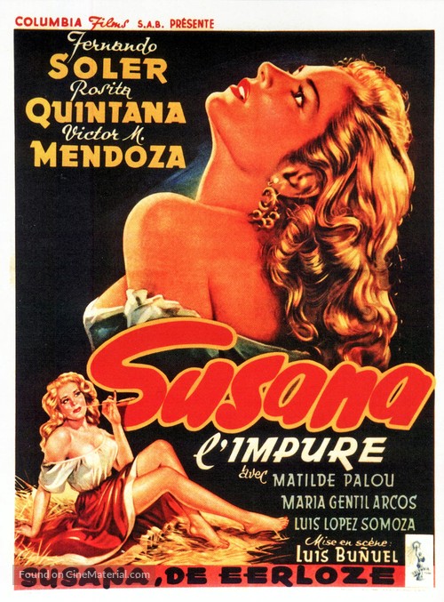 Susana - Belgian Movie Poster