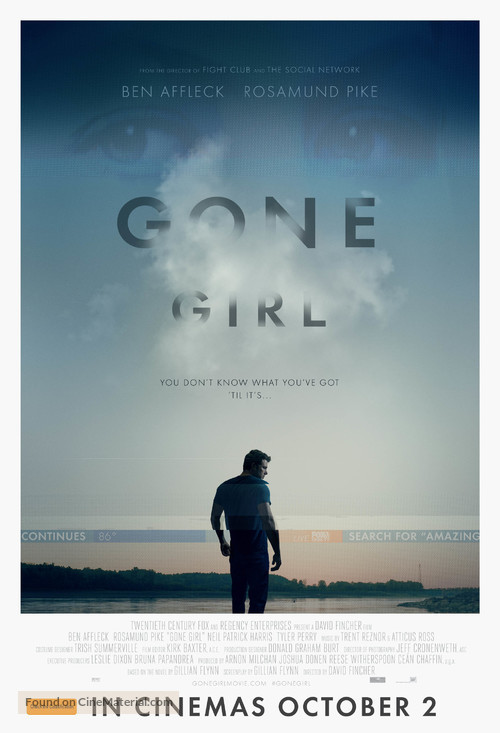 Gone Girl - Australian Movie Poster