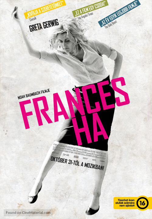 Frances Ha - Hungarian Movie Poster