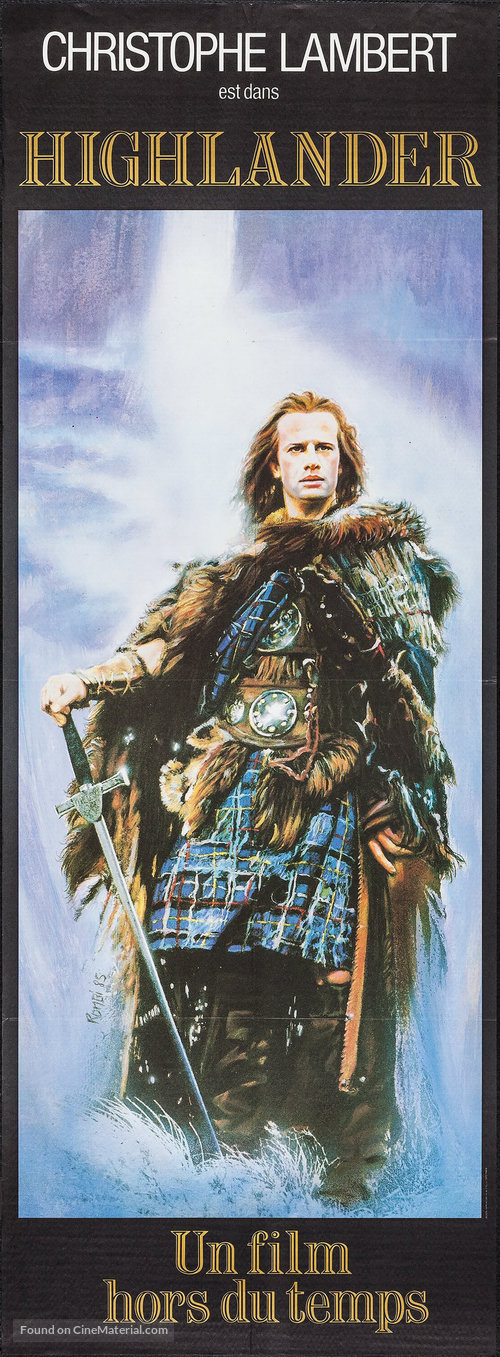 Highlander - French Movie Poster